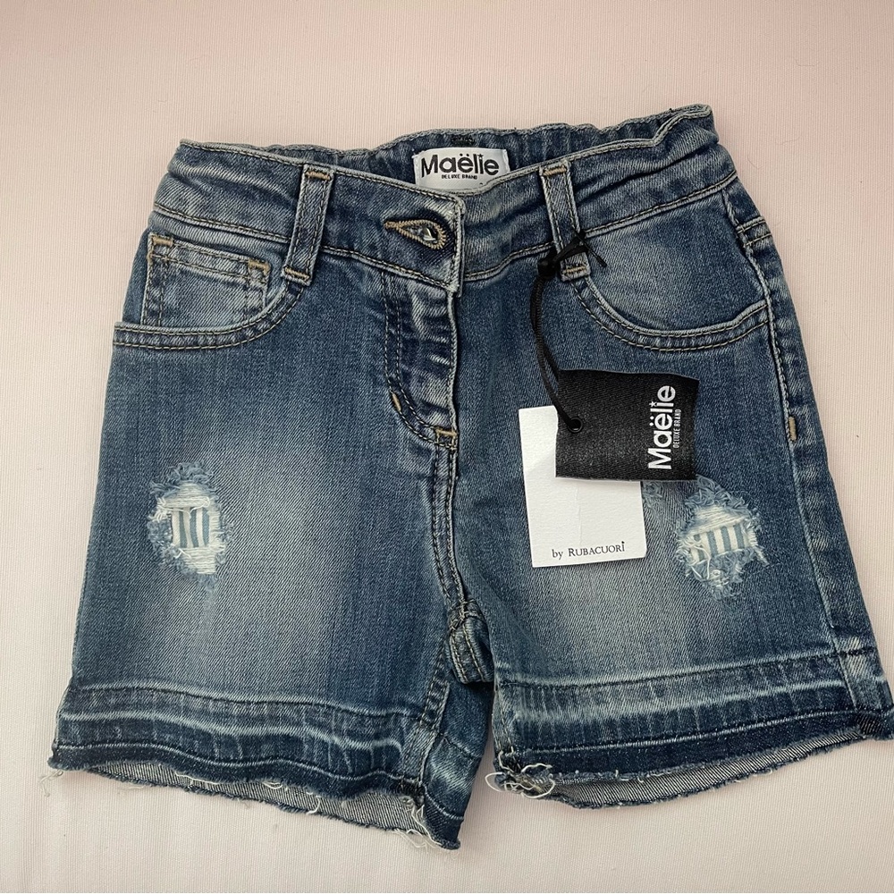 Maelie - Distressed jeans shorts